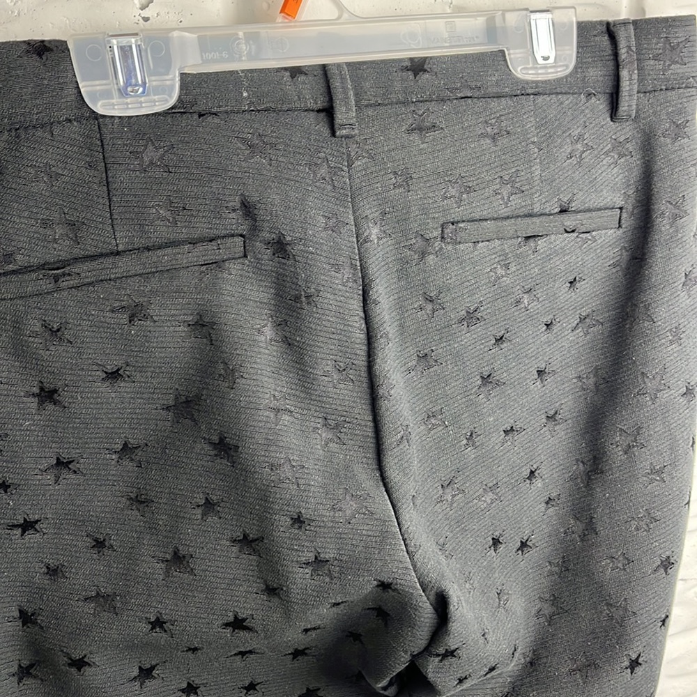 GAP STARS BLACK TROUSERS SKINNY ANKLE SIZE 8 31 inseam NWT - Picture 8 of 13